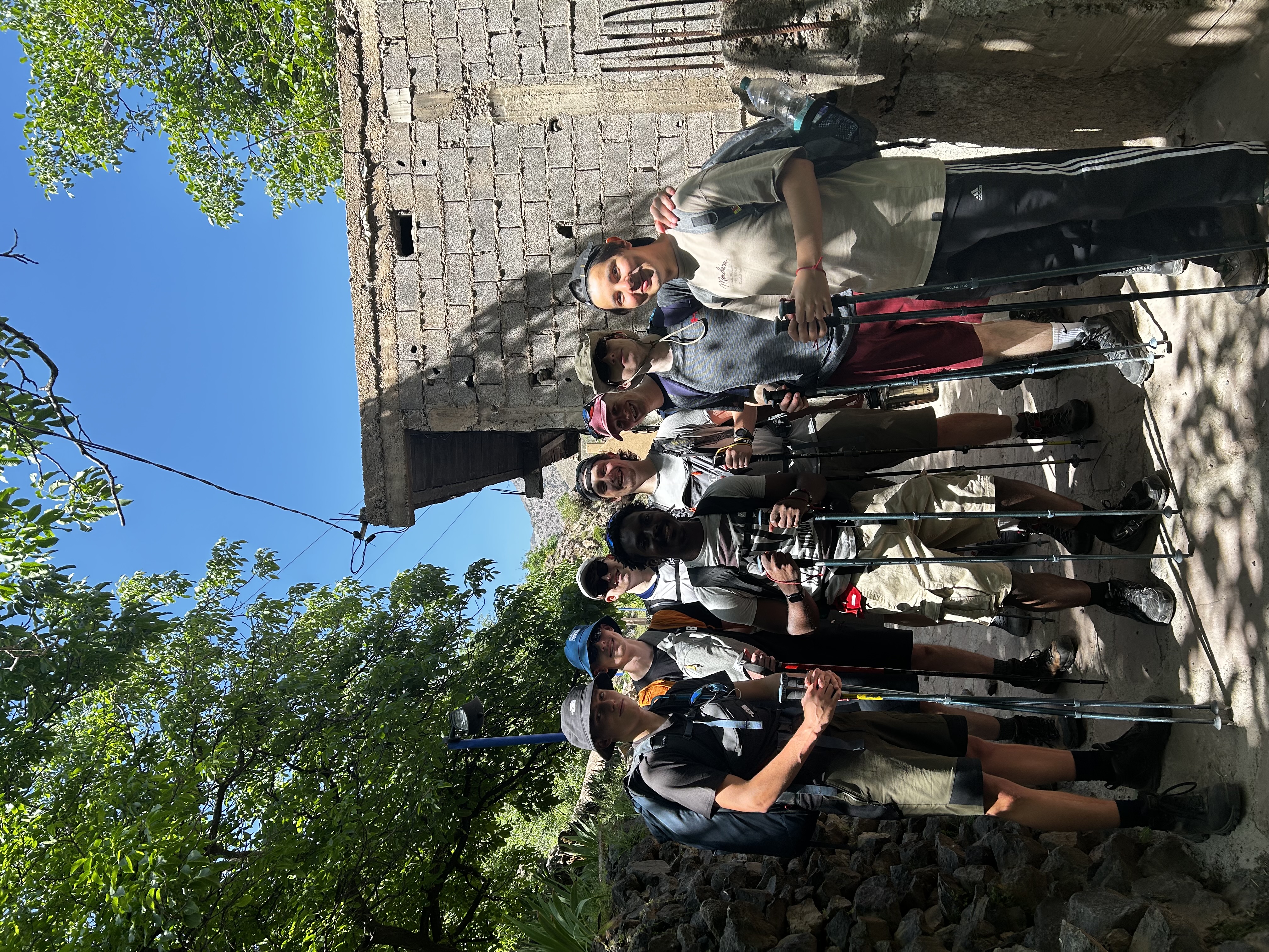The group on the trek