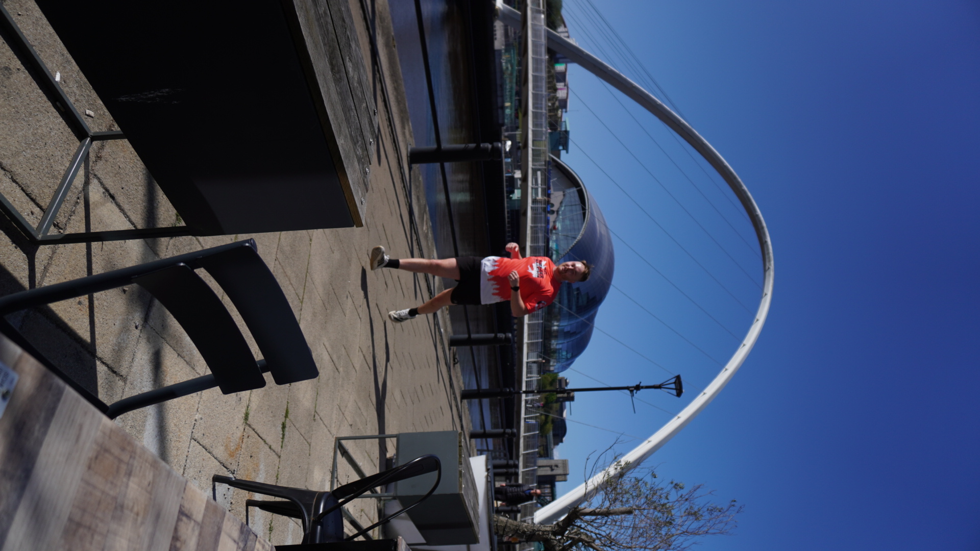 Running the Newcastle Quayside