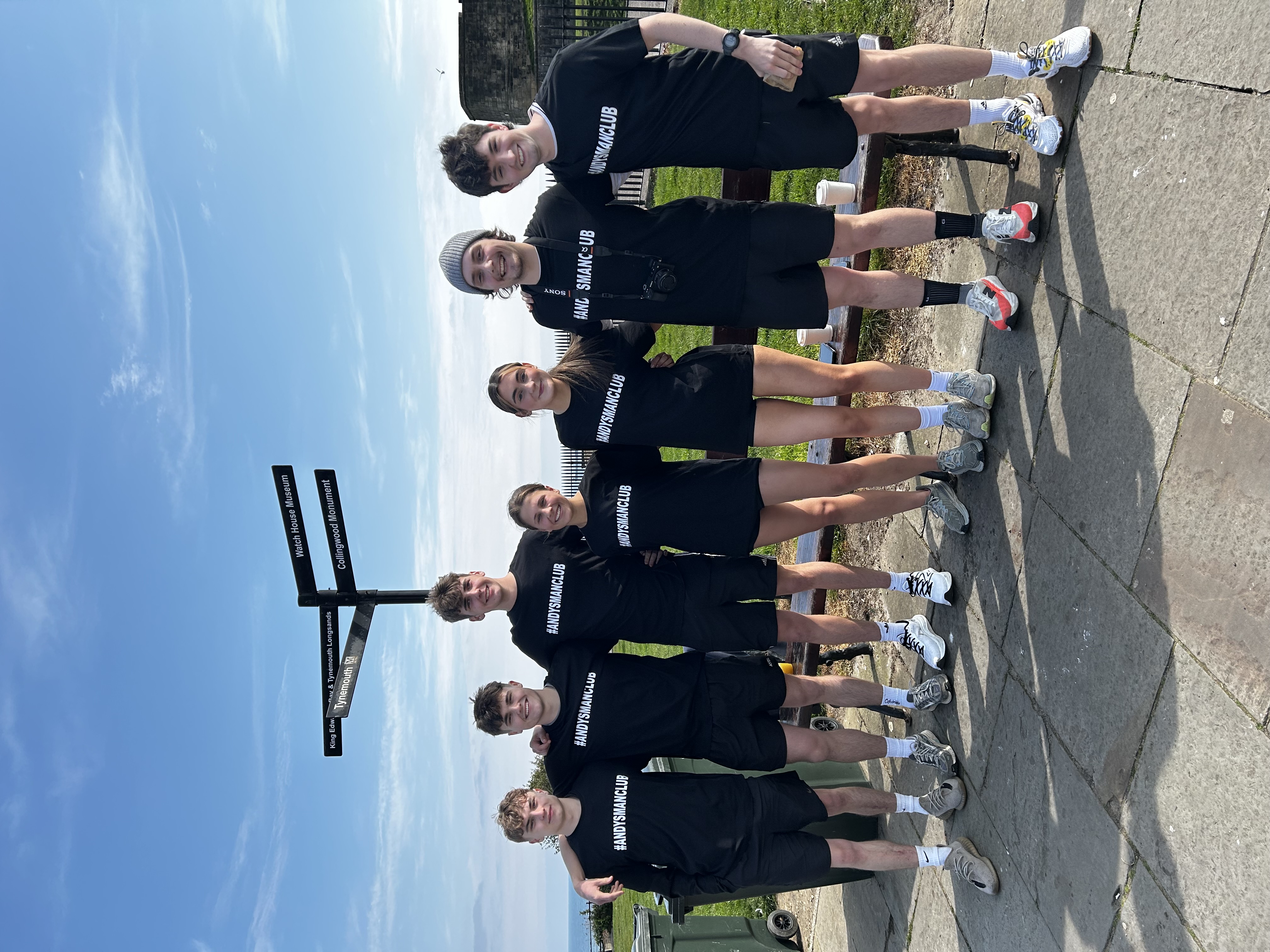 The club at Tynemouth for an AMC run