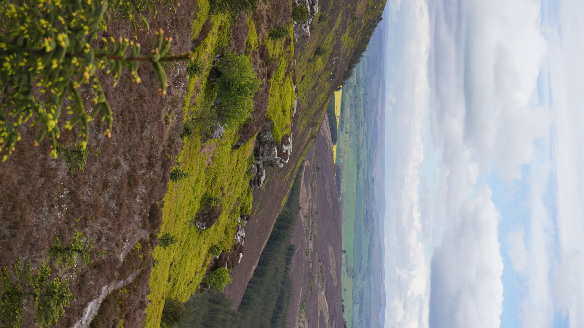 Day hike over the Cheviot hills