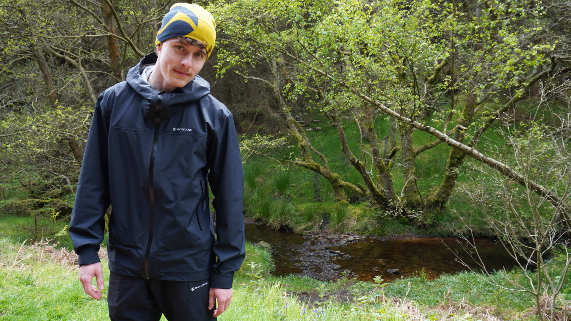 Will on a day hike by a stream